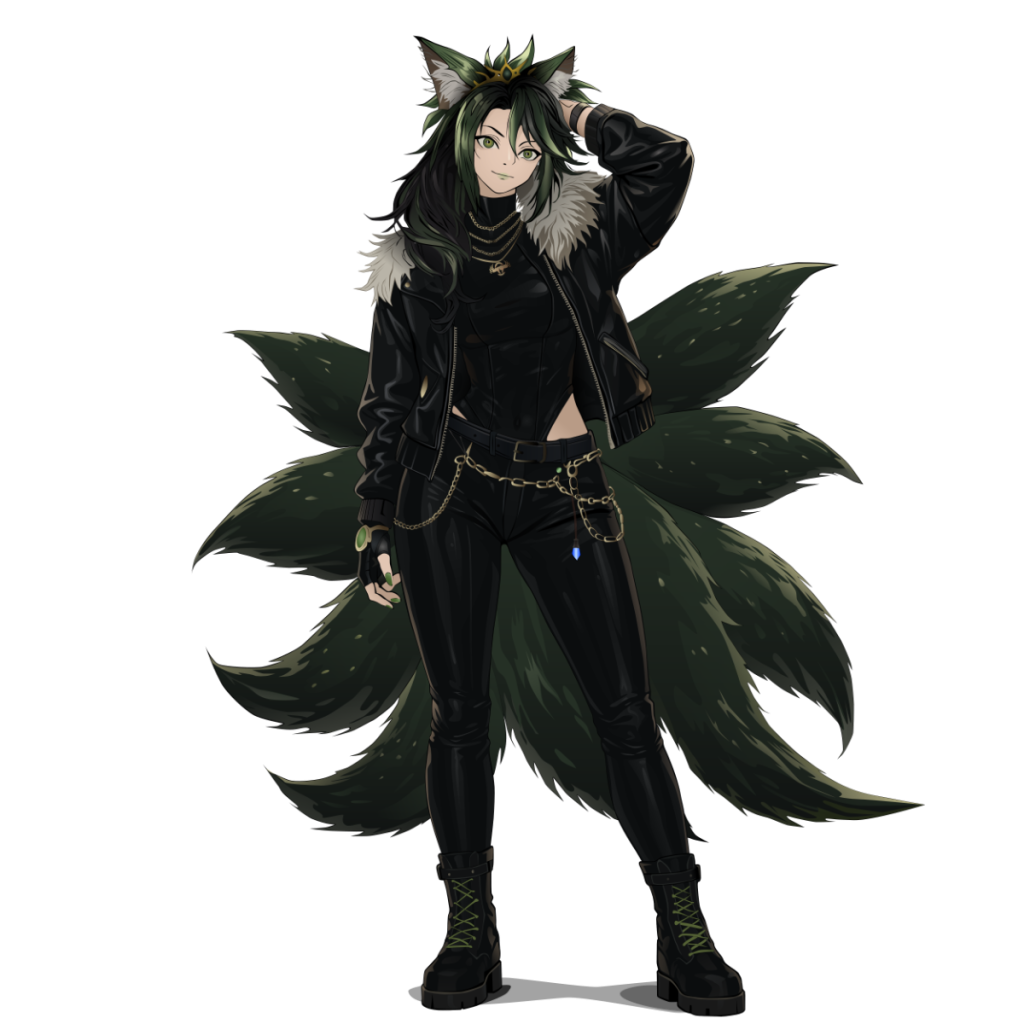 Vector character - Fox in Leather